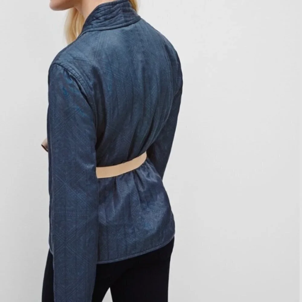 ARITZIA Golden by TNA Quilted Harmon Kimono Jacket Size Small - Picture 3 of 10